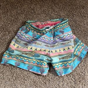 Chubbies 5inch swim suit with liner Aztec print